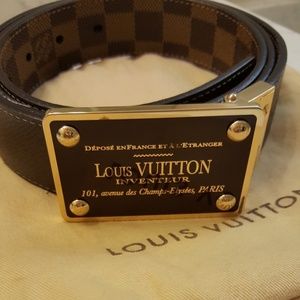 Louis Button men's belt
